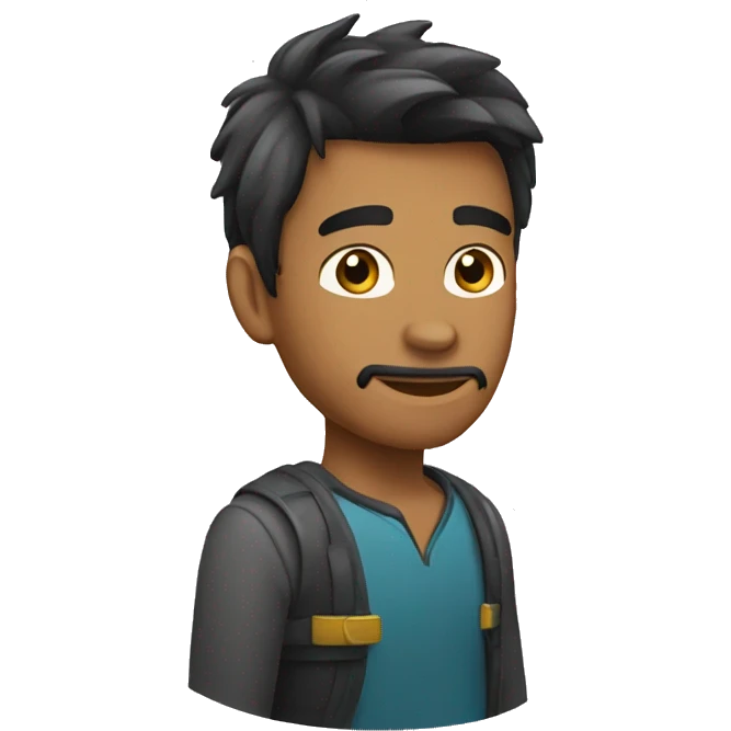 Humano cabello largo emoji
