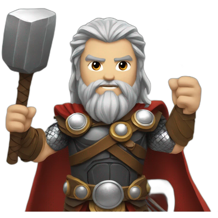 thor god of war emoji
