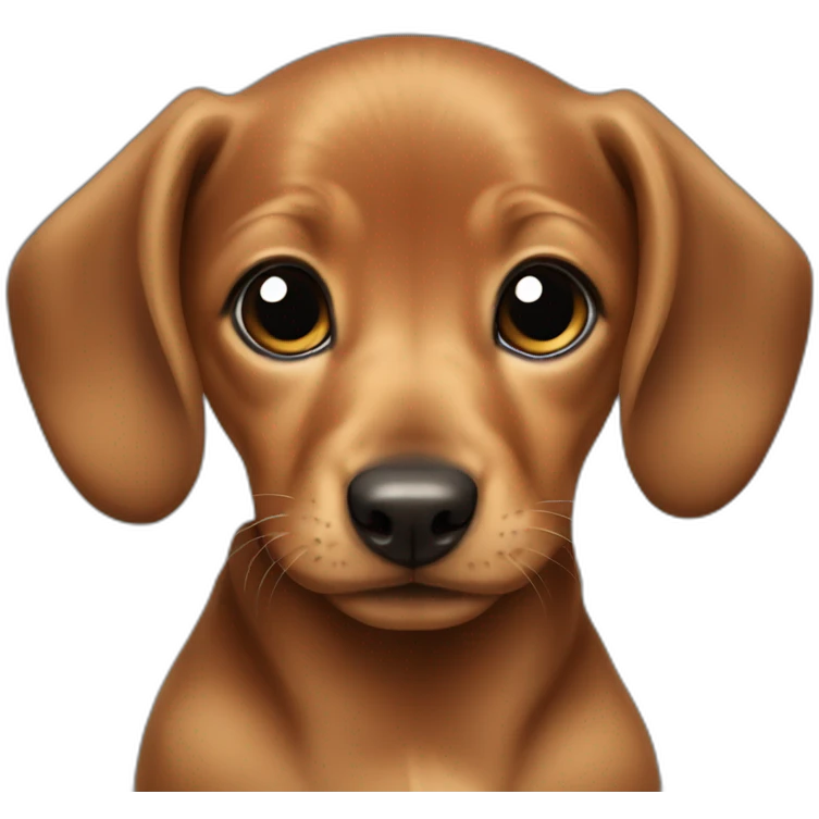 Baby dashund emoji