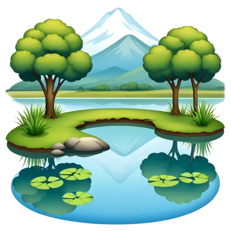 The pond emoji