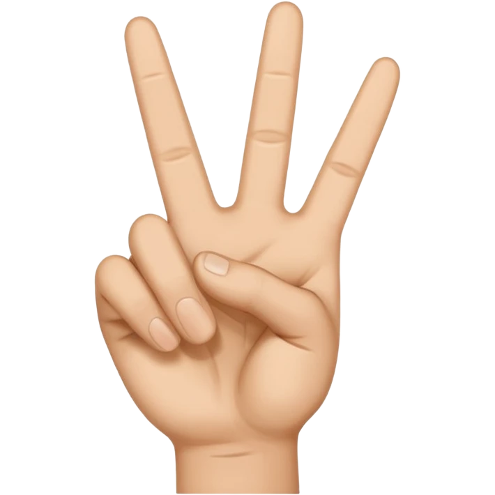 emoji hand peace sign emoji