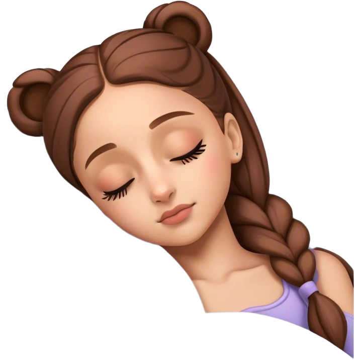 Ariana Grande sleeping emoji