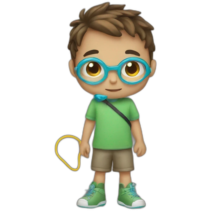 Boy with poi emoji