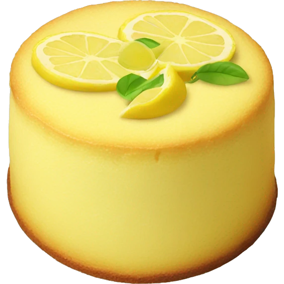 Lemon cake emoji