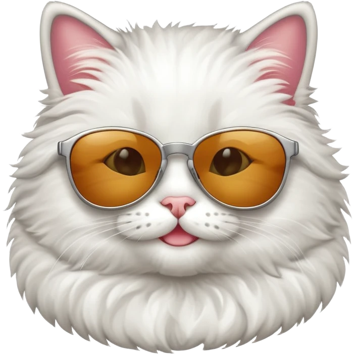 cat wearing sunglasses, smiling emoji
