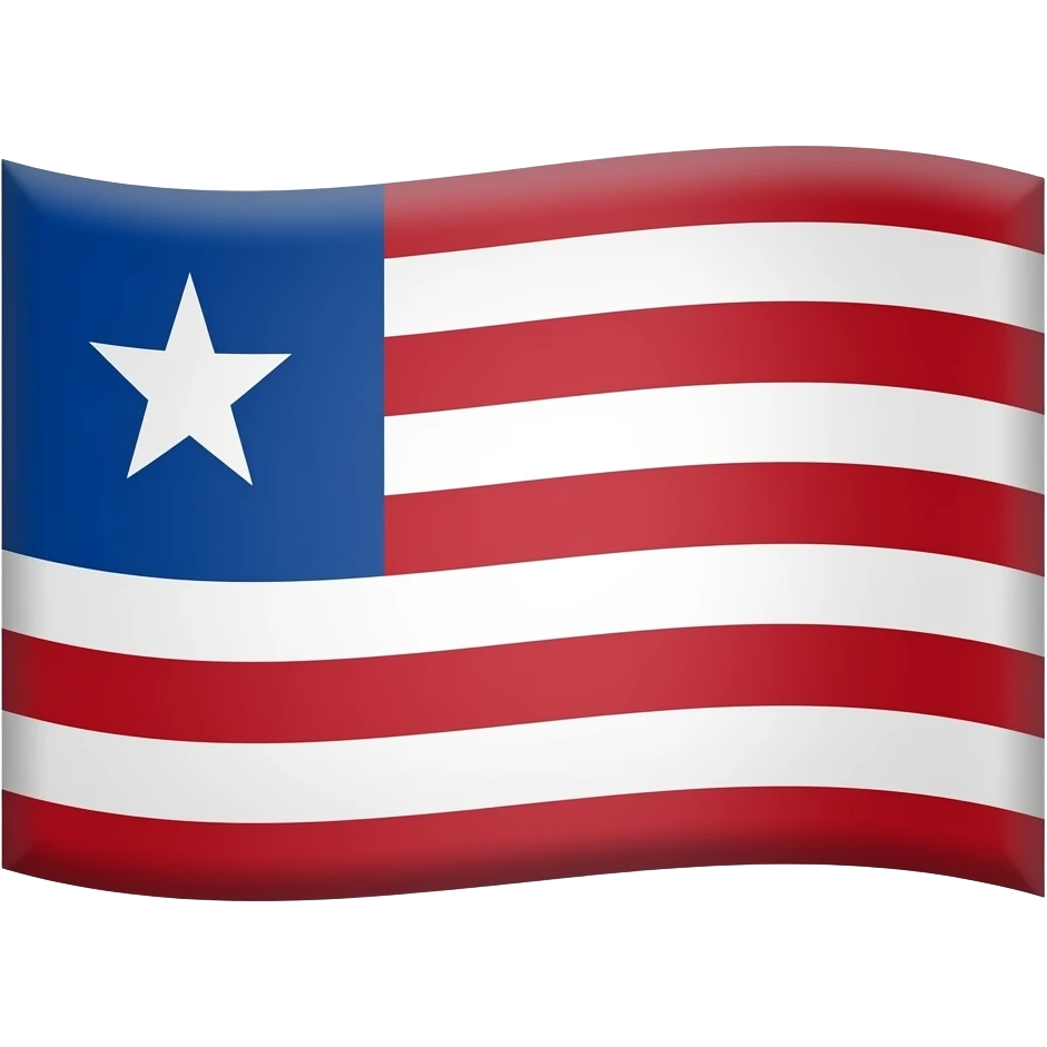 possui nove listras horizontais intercaladas nas cores vermelho, branco e preto, representando a mistura das etnias indígena, branca e negra. No canto superior esquerdo, há um cantão azul com uma estrela branca representando a Beta da constelação de Escorpião. emoji