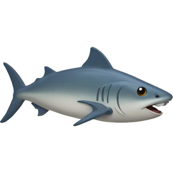 tiburon en forma de estella emoji