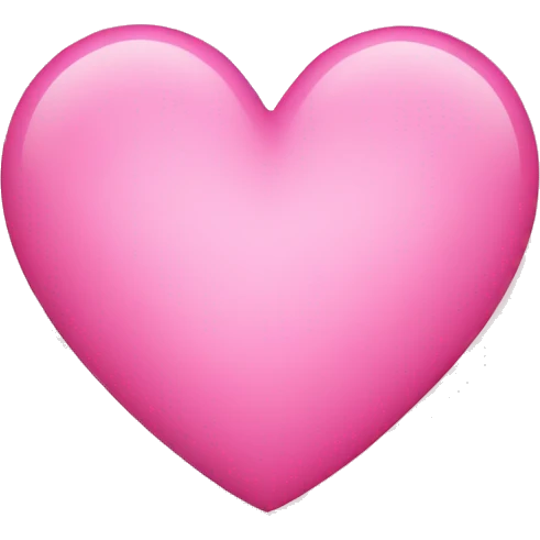 Pink heart emoji