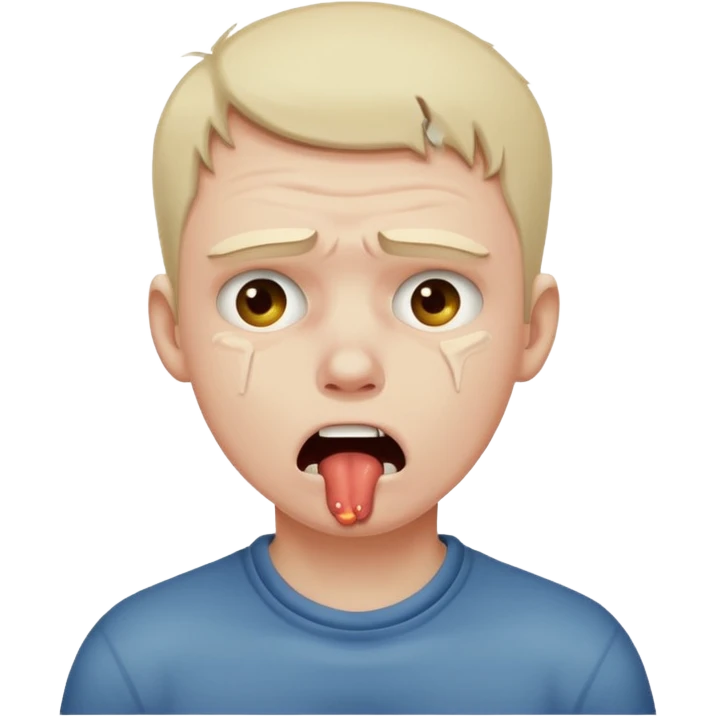 Guy choking himself emoji emoji