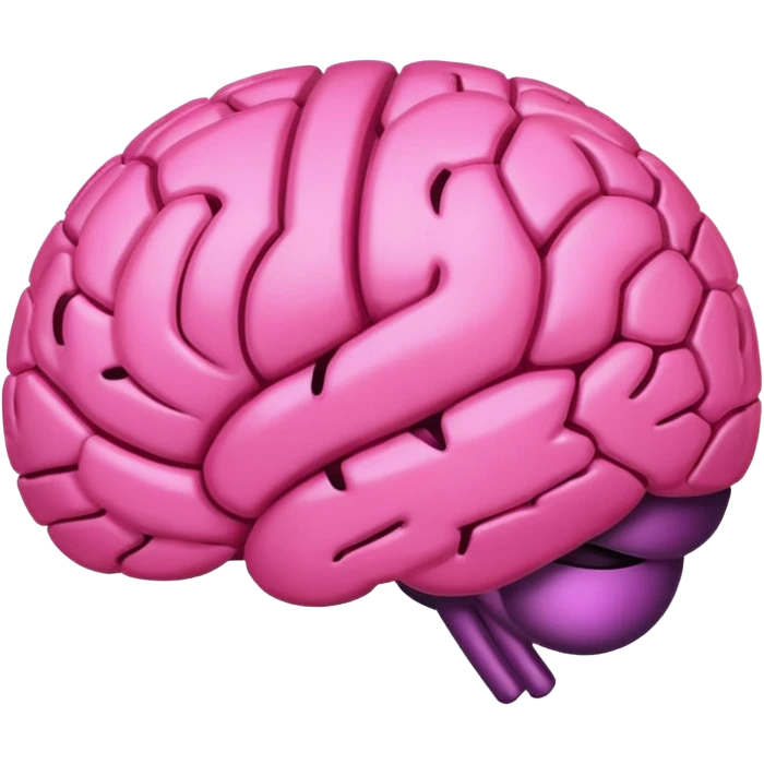 hazlo rosita mas estetico como el emoji del cerebro y ya emoji