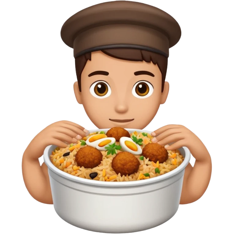 i want an emoji of biriyani delivery emoji