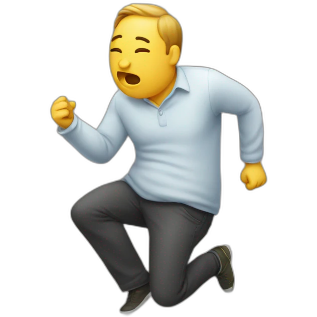 man farting emoji
