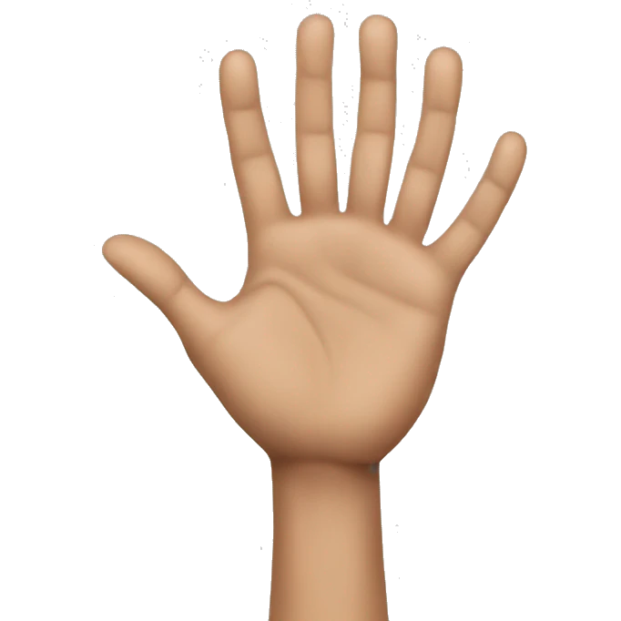 Loser hand emoji