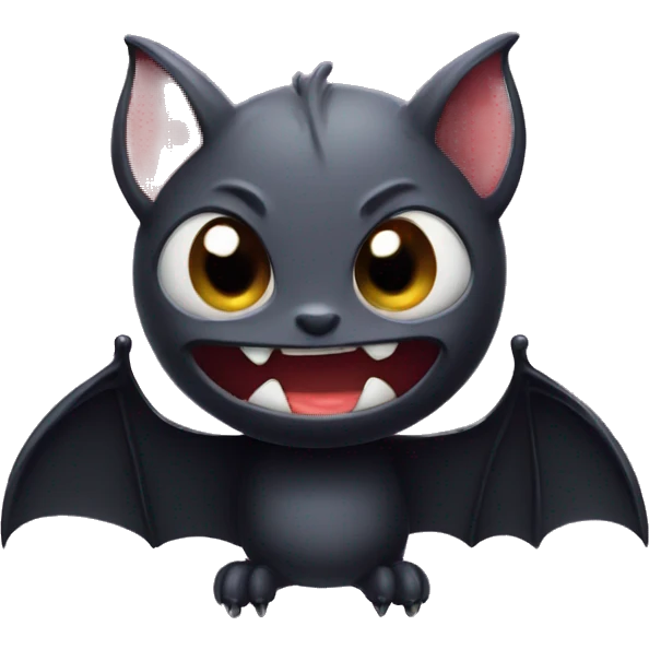 cute evil bat emoji