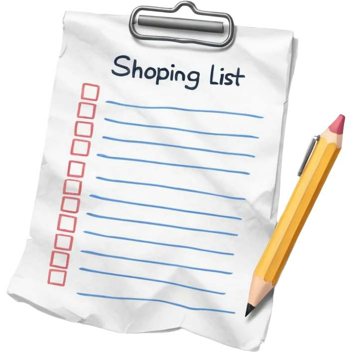 Shopping List emoji