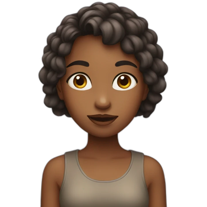 Girl with kikis style  emoji