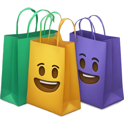 shopping bags emoji