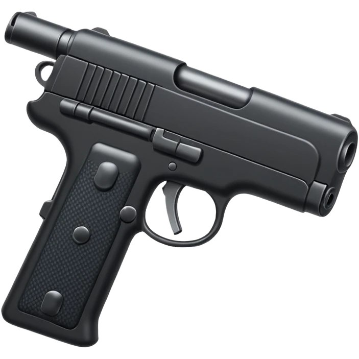 Black gun  emoji