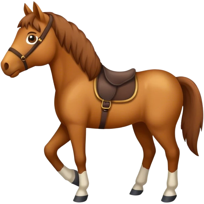 À horse emoji