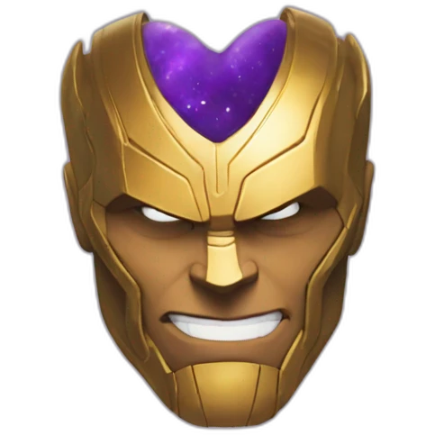 thanos heart emoji