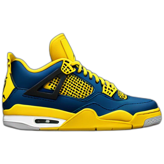 Jordan 4 thunder emoji