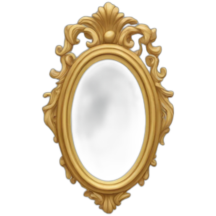 elegant mirror emoji