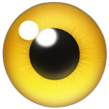 Shiny eye emoji