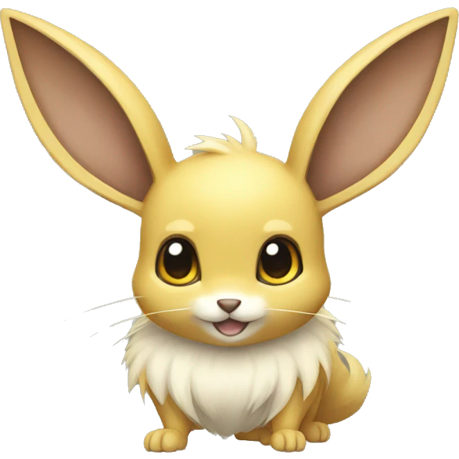 Yellow Electric Mouse Eevee emoji
