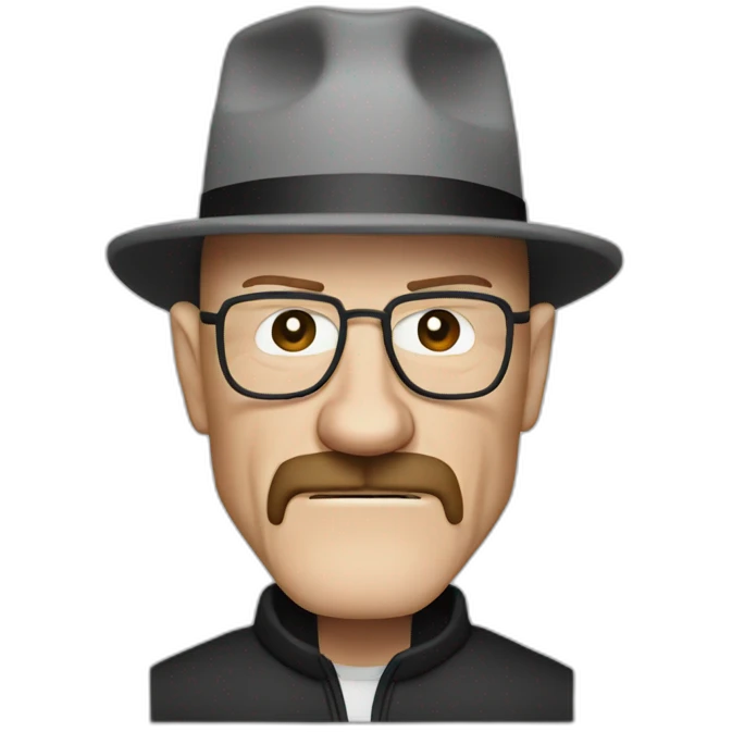 heisenberg breaking bad iOS style emoji