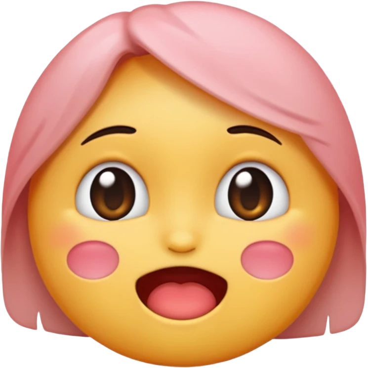 Emoji funny blushing  emoji