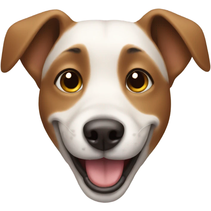 Dog smiling  emoji