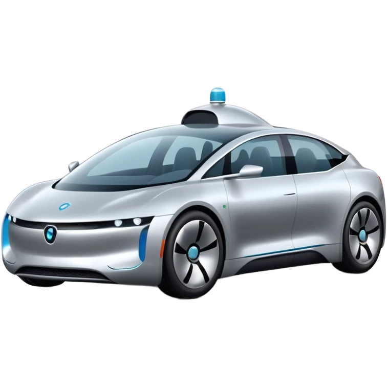 luxury future self driving car emoji