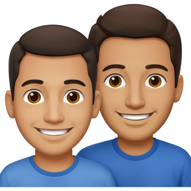 amigos puerto riqueños dos  machos emoji