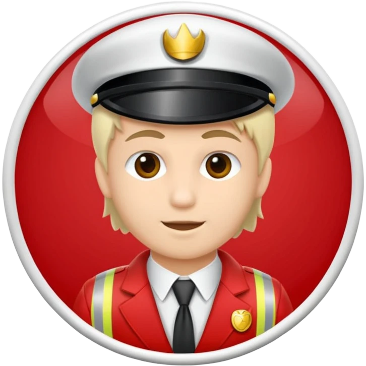 Jeune permis le A de jeune conducteur genre le petit rond blanc et rouge comme ceux que l’on peut retrouver sur les voitures des jeunes permis  emoji