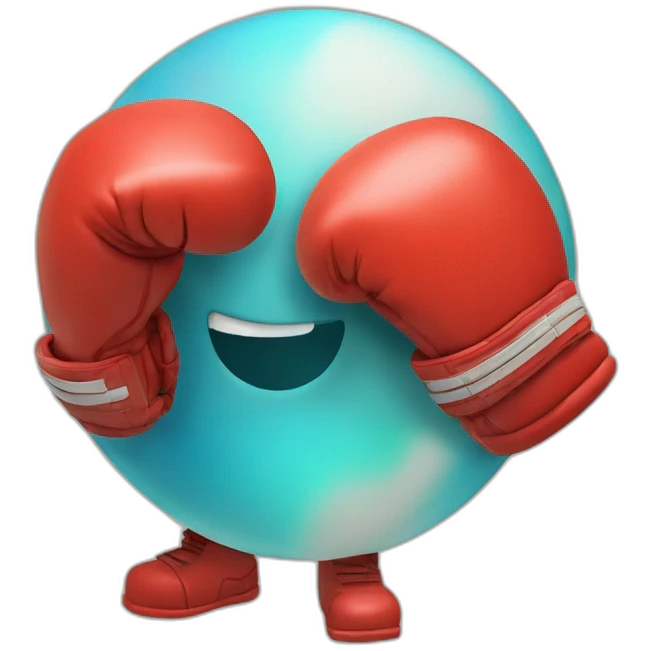 venus planet with boxing gloves  emoji