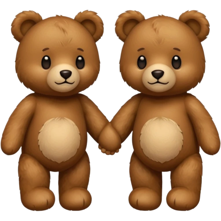 2 Teddy bears in love emoji