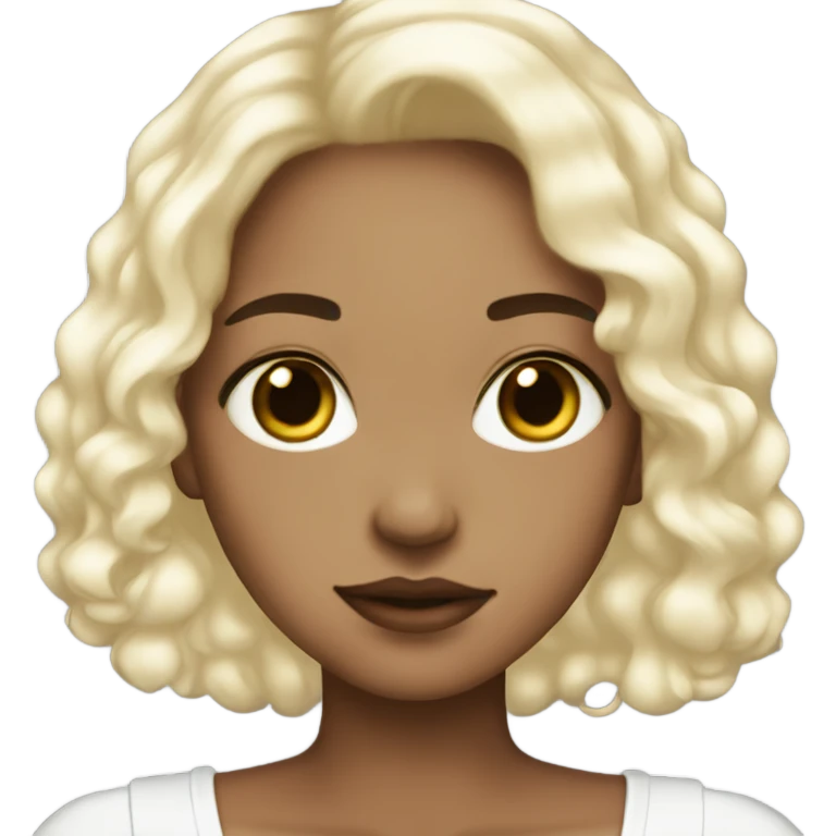 White aesthetic bow light skin emoji