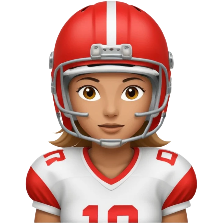 female football player emoji
