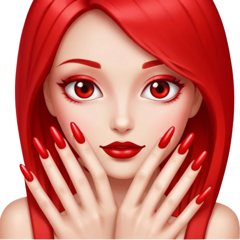 Girl nails  emoji