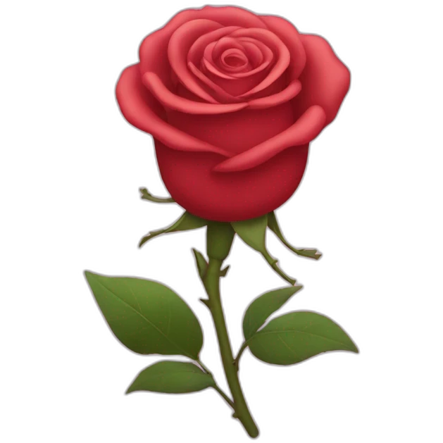 Rose from Beauty and the Beast emoji
