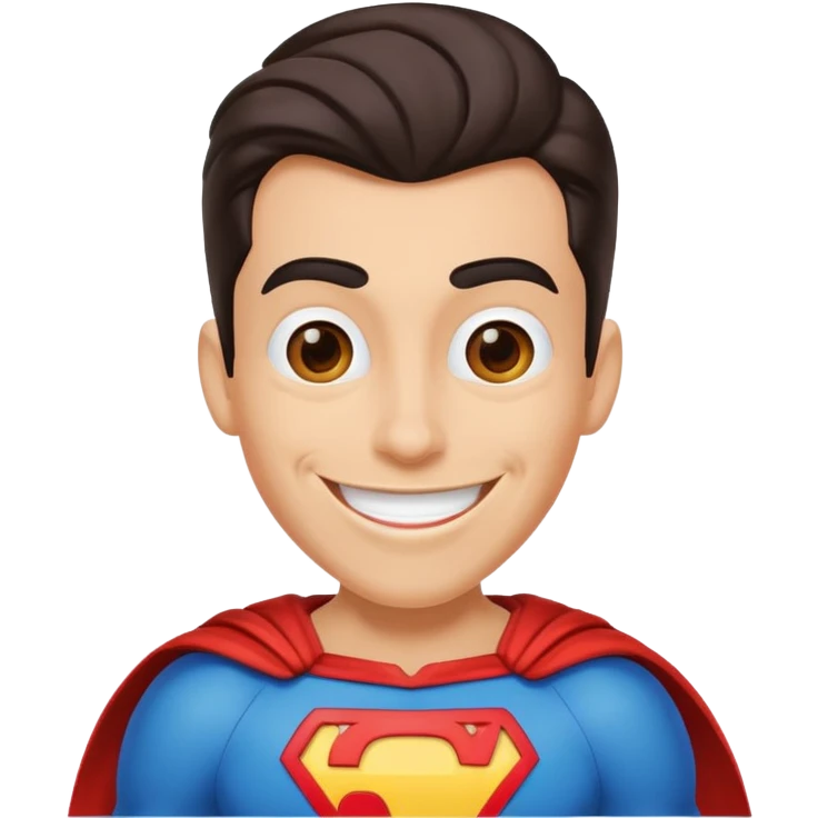 I want a goofy super hero emoji