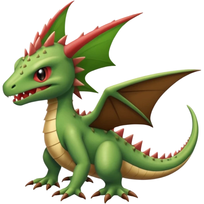 Larvitar-Flygon-Axew-fusion emoji