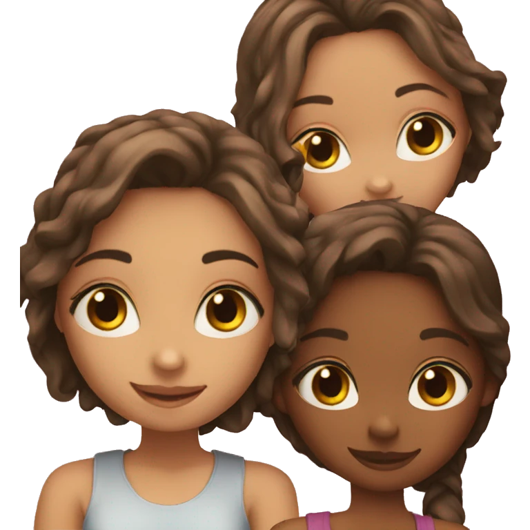 Grupo de 4 chicas emoji