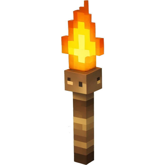 minecraft torch emoji