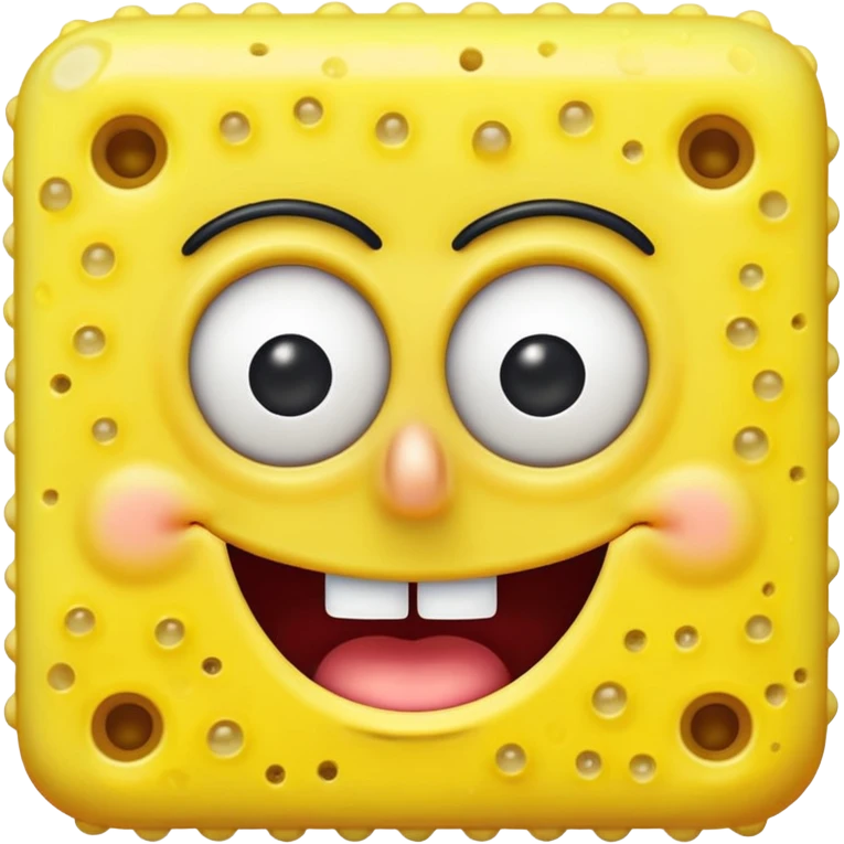 spongebob grinning menacingly  emoji