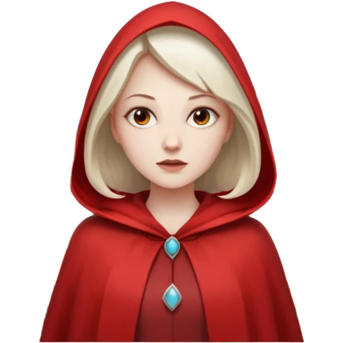 handmaids tale style woman burning house down emoji