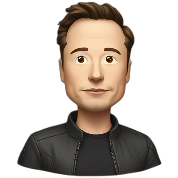 Elon-Musk-head emoji