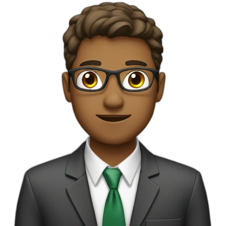 student being professional emoji