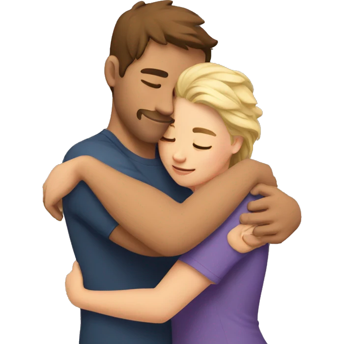 Hug relationship emoji
