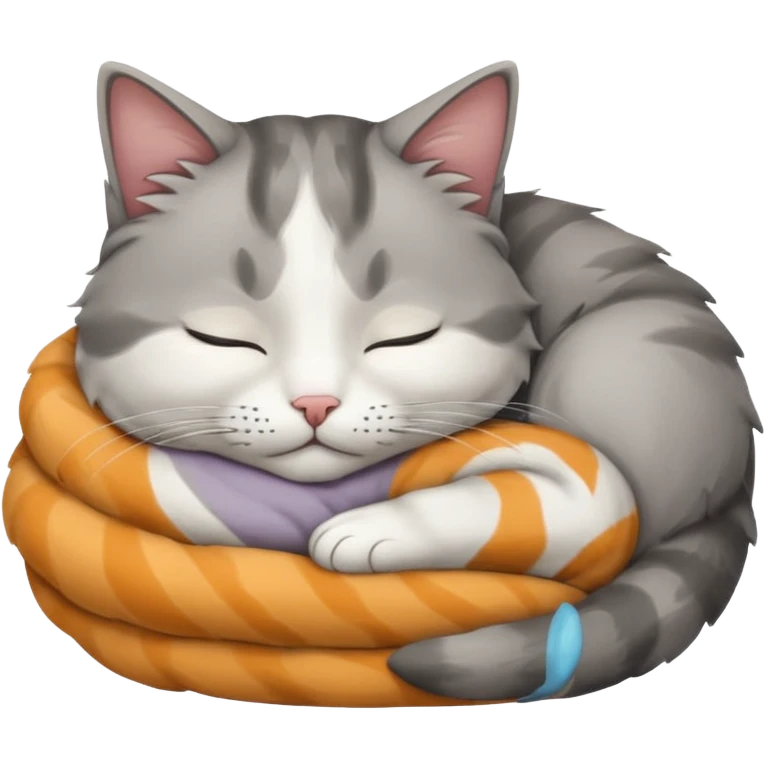 Sleeping cat  emoji